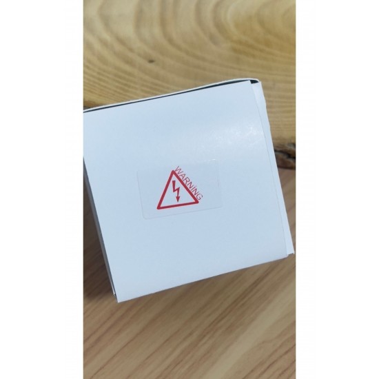 Warning Uyarı Etiketi Yapışkanlı Etiket 20x15mm 200 Adet Warning Uyarı Etiketi Yapışkanlı Etiket 20x15mm 200 Adet