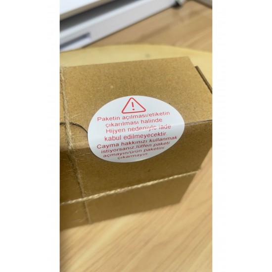 Hijyen Etiketi 5x5 cm 100 Adet Hijyen Etiketi 5x5 cm 100 Adet