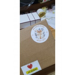 Bu Mutluluk Senin için 5x5 cm 30 Adet Etiket Bu Mutluluk Senin için 5x5 cm 30 Adet Etiket