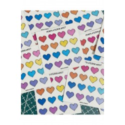 Kalp Sticker Set Renkli 4 Parça Kalp Sticker Set Renkli 4 Parça