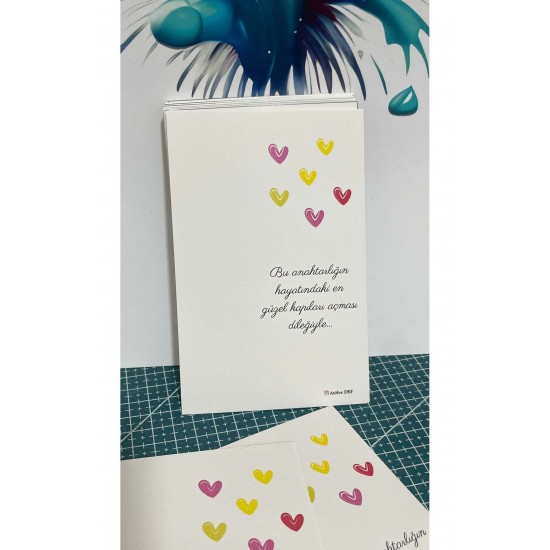 Anahtarlık Kartı Kalpli 9,5x15 cm 49 Adet Kişiye Özel Anahtarlık Kartı Kalpli 9,5x15 cm 49 Adet Kişiye Özel