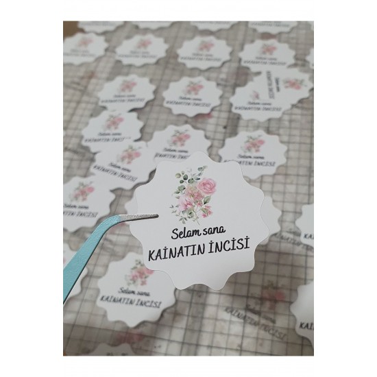 Sünnet etiket Kartı yapiskansiz 4x4 cm 100 Adet Sünnet etiket Kartı yapiskansiz 4x4 cm 100 Adet