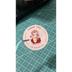 Thank you for your order yazılı Yuvarlak Yapışkanlı Etiket 4x4 cm 106 Adet Thank you for your order yazılı Yuvarlak Yapışkanlı Etiket 4x4 cm 106 Adet