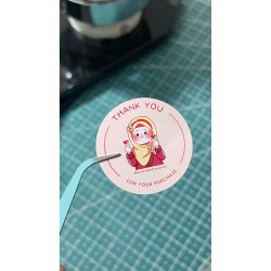 Thank you for your order yazılı Yuvarlak Yapışkanlı Etiket 4x4 cm 106 Adet Thank you for your order yazılı Yuvarlak Yapışkanlı Etiket 4x4 cm 106 Adet
