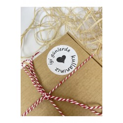 Iyi Günlerde Kullanınız 40 Mm Beyaz Yuvarlak Kalpli Sticker Etiket 120 Adet Iyi Günlerde Kullanınız 40 Mm Beyaz Yuvarlak Kalpli Sticker Etiket 120 Adet