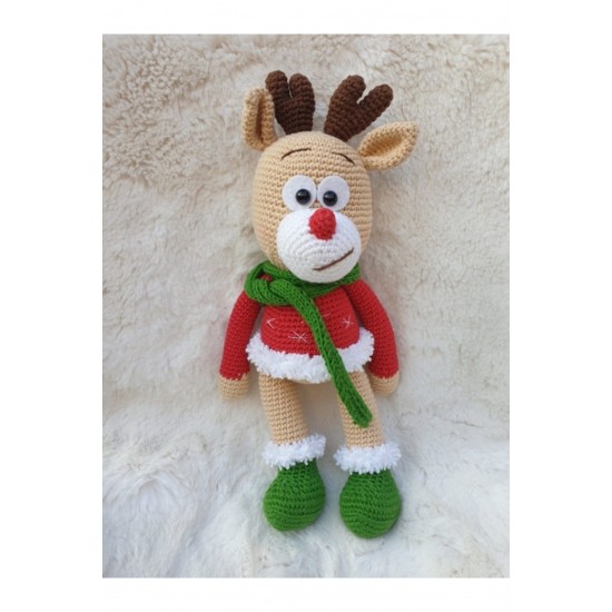 Amigurumi Yılbaşı Geyiği Oyuncak Amigurumi Yılbaşı Geyiği Oyuncak