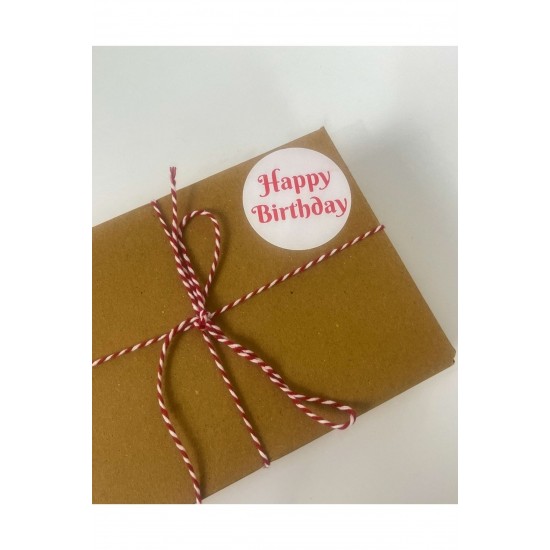 Happy Birthday Kırmızı Yazılı 4 Cm Yuvarlak Yapışkanlı Sticker Etiket 120 Adet Happy Birthday Kırmızı Yazılı 4 Cm Yuvarlak Yapışkanlı Sticker Etiket 120 Adet