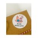 Made With Love Yapışkanlı Sticker 4x4 Cm 96 Adet Made With Love Yapışkanlı Sticker 4x4 Cm 96 Adet