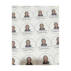 Yuvarlak Sticker Etiket 4x4 Cm 96 Adet Yuvarlak Sticker Etiket 4x4 Cm 96 Adet