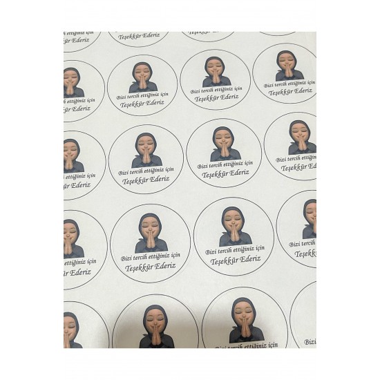 Yuvarlak Sticker Etiket 4x4 Cm 96 Adet Yuvarlak Sticker Etiket 4x4 Cm 96 Adet