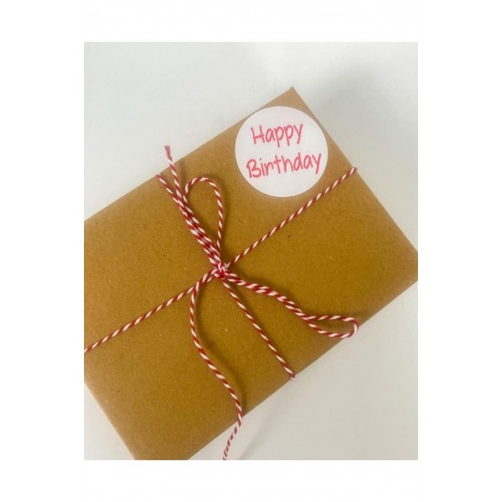 Happy Birthday Kırmızı Yazılı 5 Cm Yuvarlak Yapışkanlı Sticker 100 Adet Happy Birthday Kırmızı Yazılı 5 Cm Yuvarlak Yapışkanlı Sticker 100 Adet