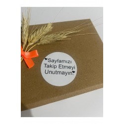 Sayfamızı Takip Etmeyi Unutmayın Siyah Yazı Yuvarlak Yapışkanlı Etiket 3x3 cm 150 adet Sayfamızı Takip Etmeyi Unutmayın Siyah Yazı Yuvarlak Yapışkanlı Etiket 3x3 cm 150 adet